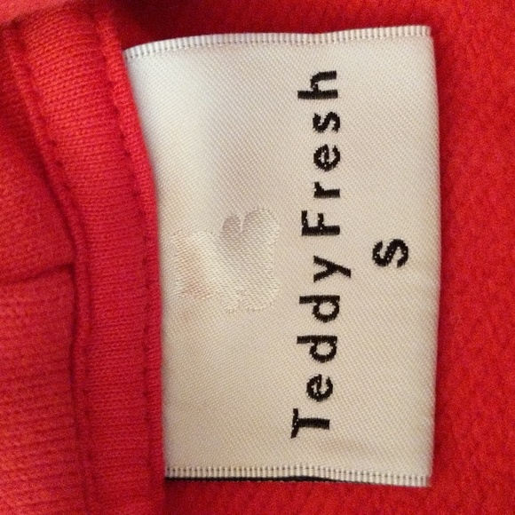 NWOT Teddy Fresh TF Hoodies Red - Picture 3 of 15